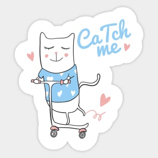 Catch Me Sticker